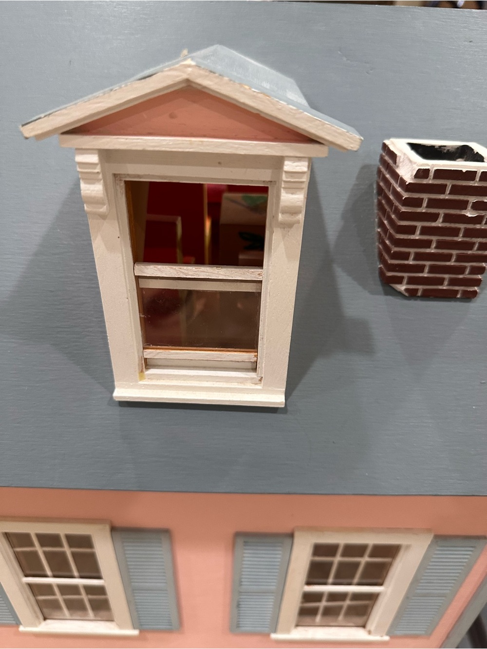 Hand Made Doll House with furniture-Made in New England! - Picture 3 of 10